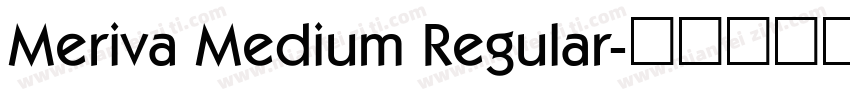 Meriva Medium Regular字体转换